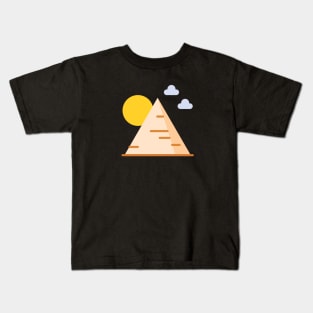 Pyramid Minimal Teachers Students Valentines day Kids T-Shirt